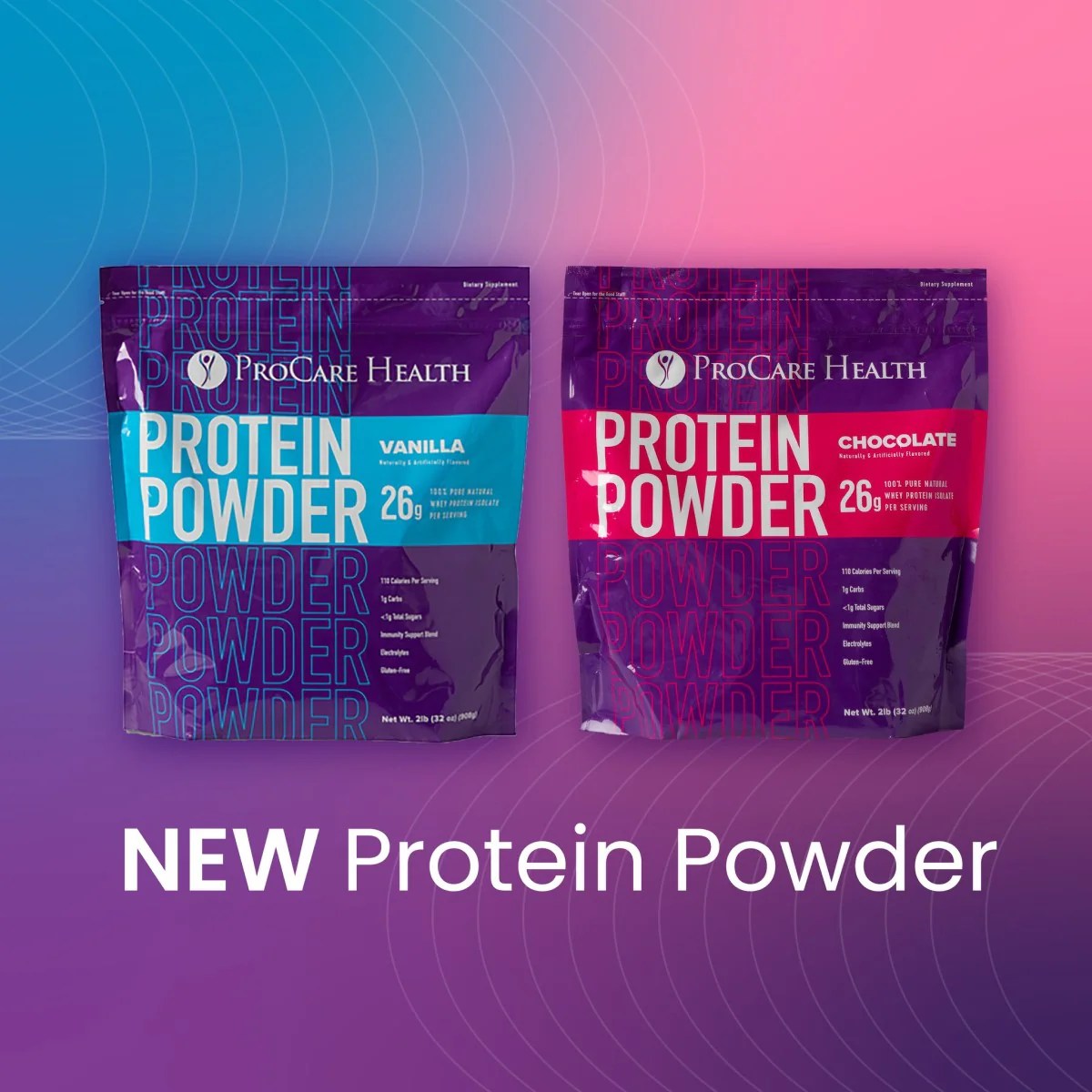 New Product ProCare Health Whey Isolate Protein Powder