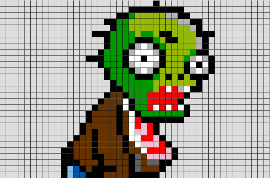 Zombie Pixel Art BRIK