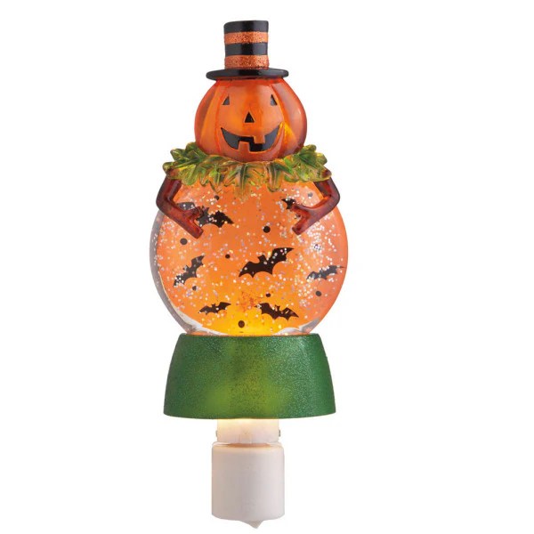 Jack O' Lantern Shimmer Night Light I Seasons of Cannon Falls