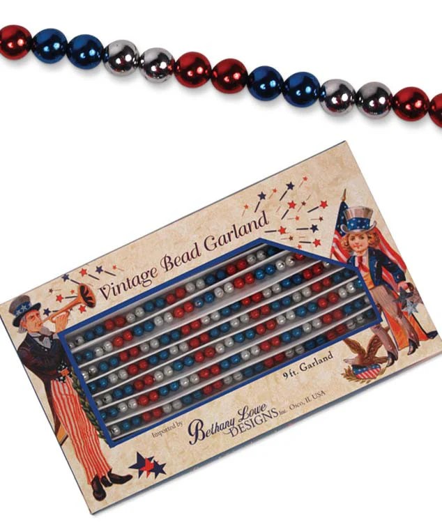 Americana Christmas Garland Americana Garland Bethany Lowe