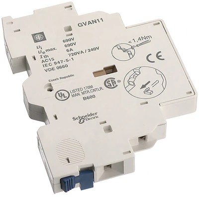 Schneider Electric Gvan11 6a 1no Nc Contact Block
