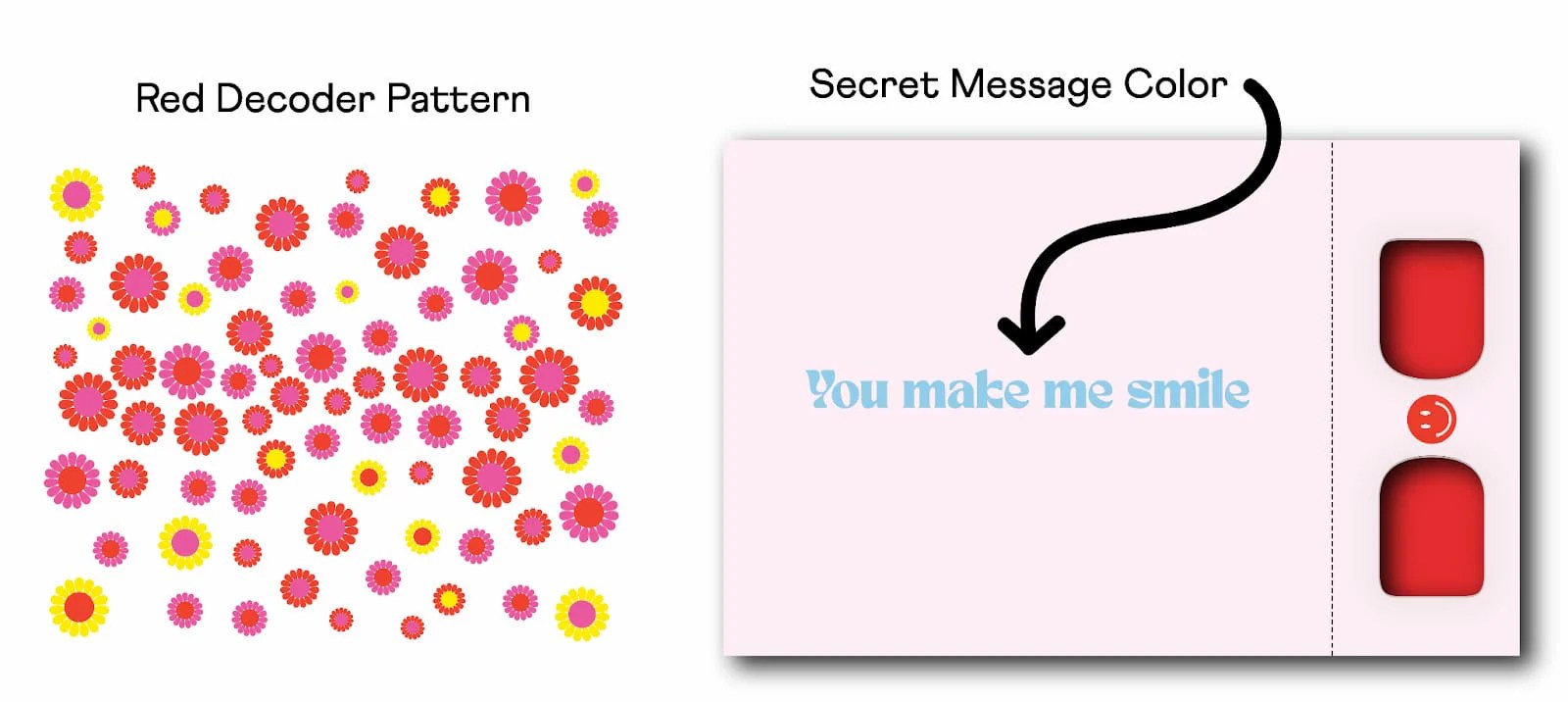 Secret Message Glasses Decoder Glasses Rainbow Symphony Rainbow
