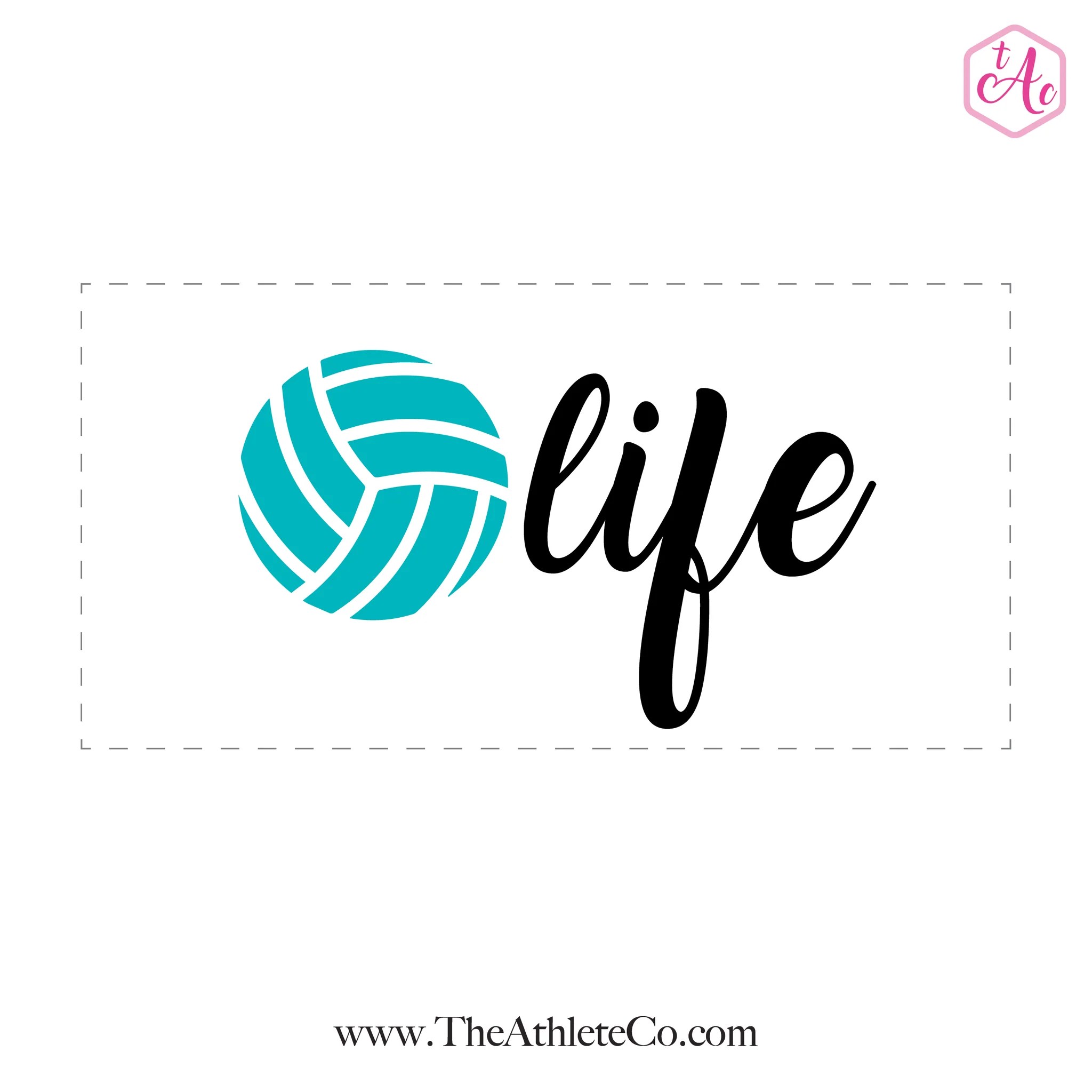 Volley Life Sticker The Athlete Company
