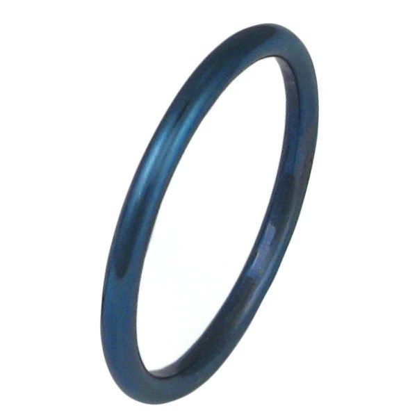 Titanium Stackable Ring Cobalt Titanium Rings Studio
