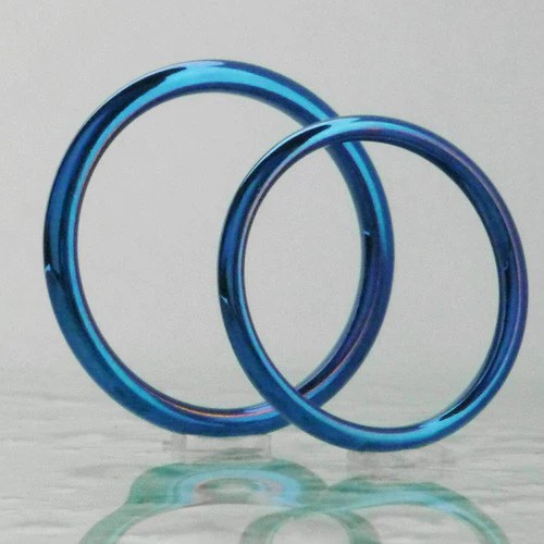 Titanium Stackable Ring Cobalt Titanium Rings Studio