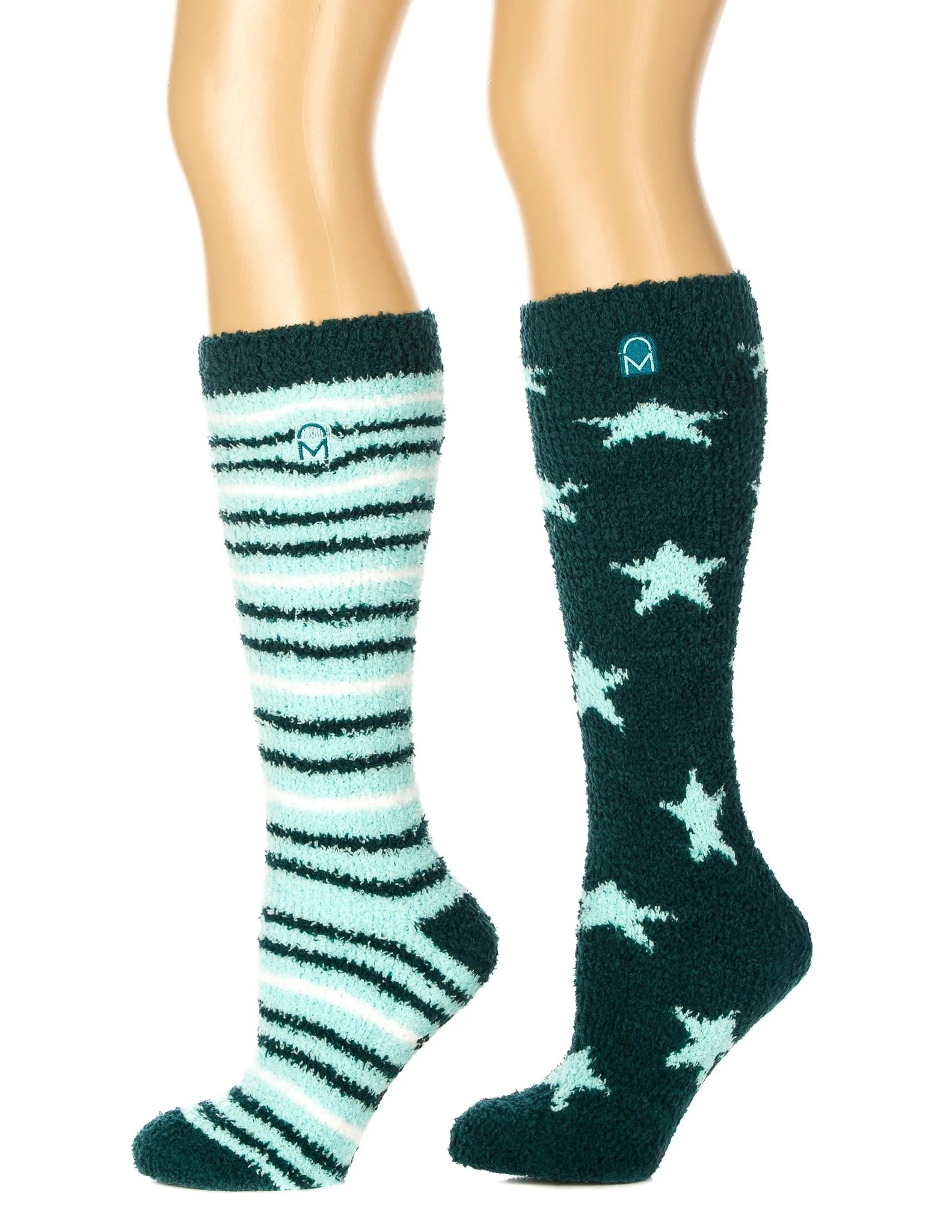 Noble Mount Women's AntiSkid Fuzzy Knee High Socks