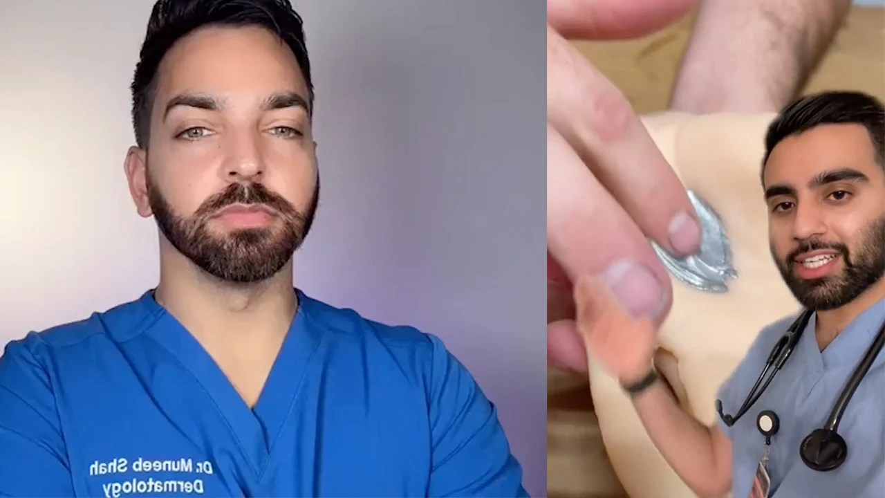 Derm Doctor reacts to putting antiseize on my hands Grip Clean