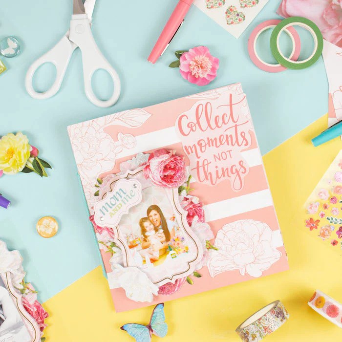 DIY Photo Memory Book Craft Box Girls