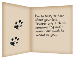 sympathy message for dog Tips On Writing A Pet Loss Condolence Note - Healing The Heart