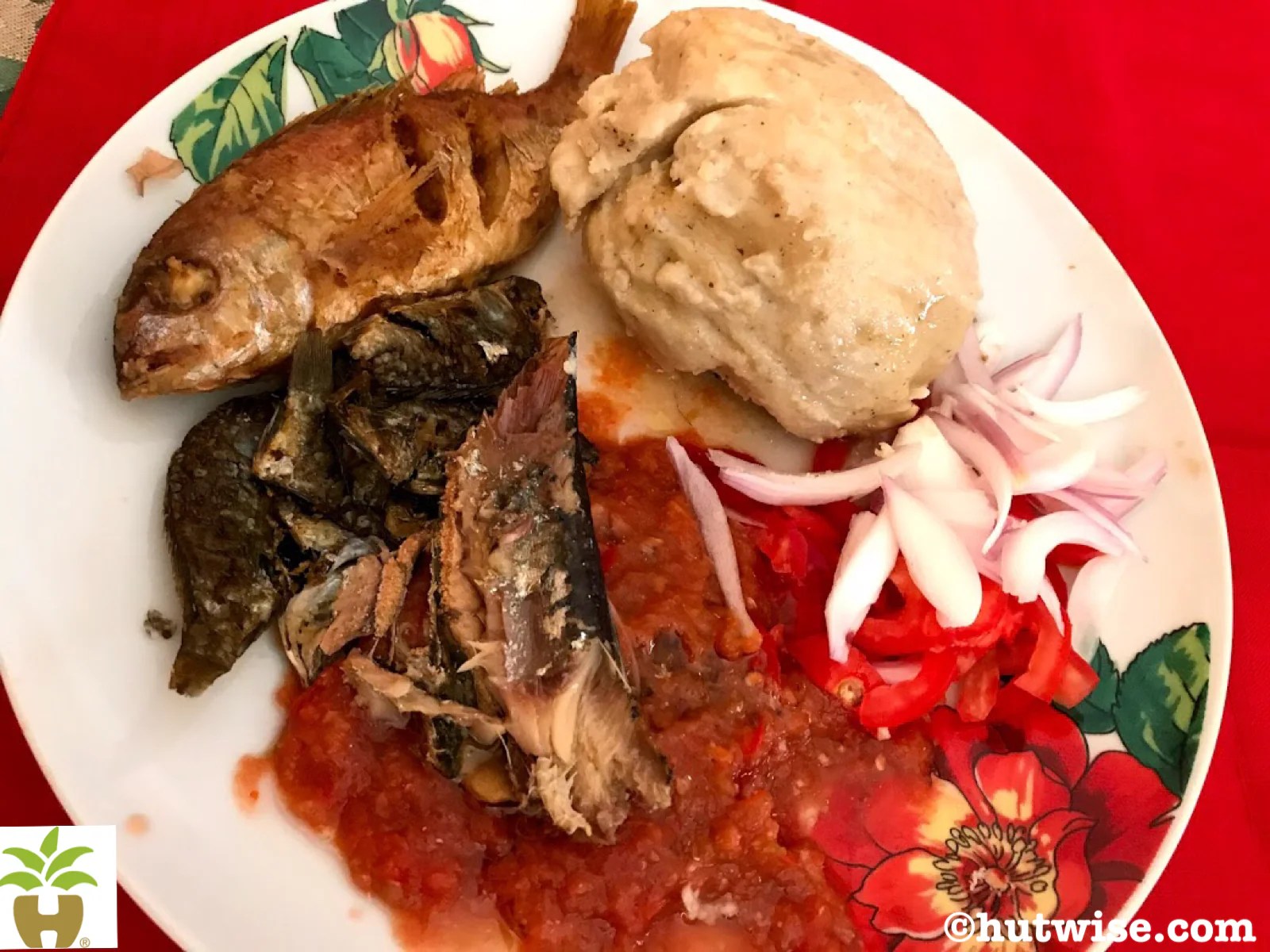 Kenkey with Fish and Sardines