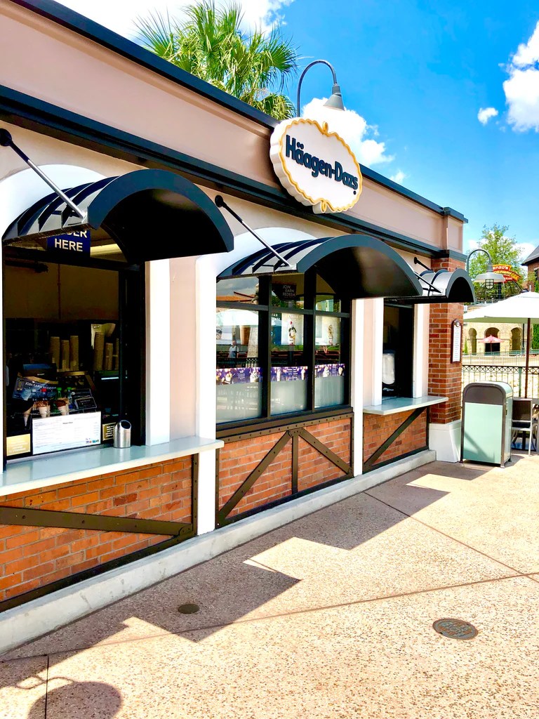 HäagenDazs Ice Cream Disney Springs Walt Disney World June 5, 2