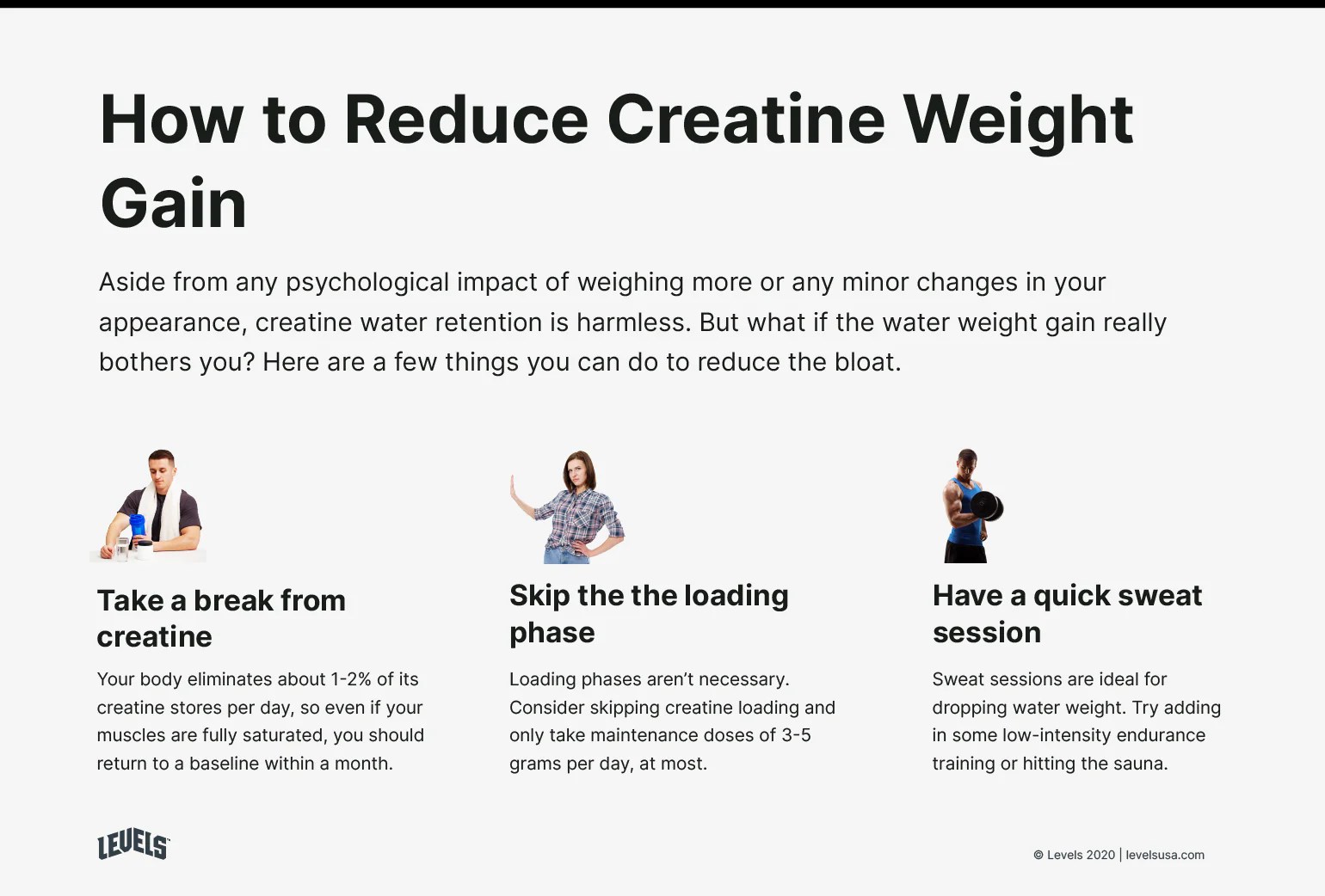 Creatine Weight Gain Is It Fat, Water Retention, or Lean Muscle? Levels