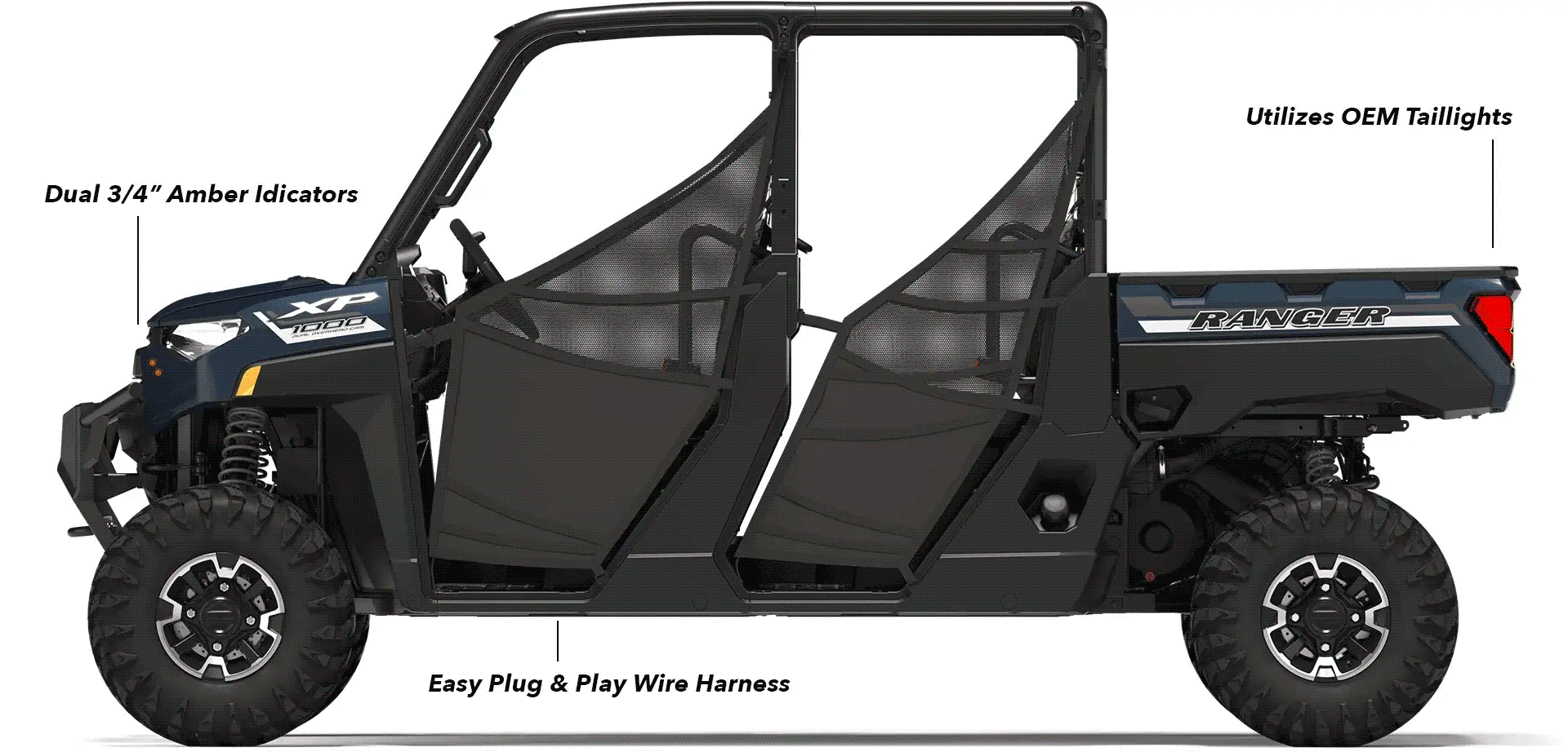 Polaris Ranger Turn Signal Kit | Plug & Play | Corbin Custom Works