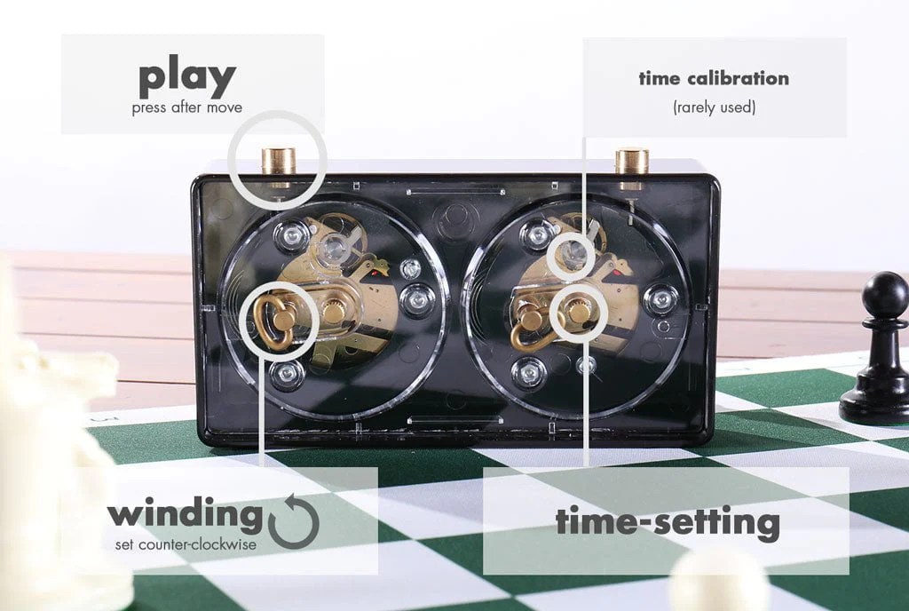 How to Operate a Chess Clock by Chess House