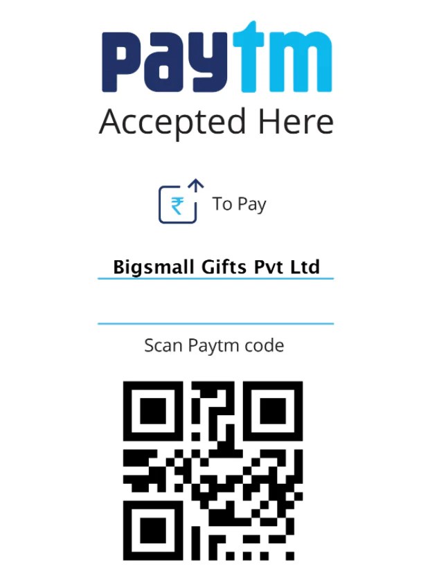Pay for your bigsmall order by PayTM Shopify store PayTM Bigsmall.in