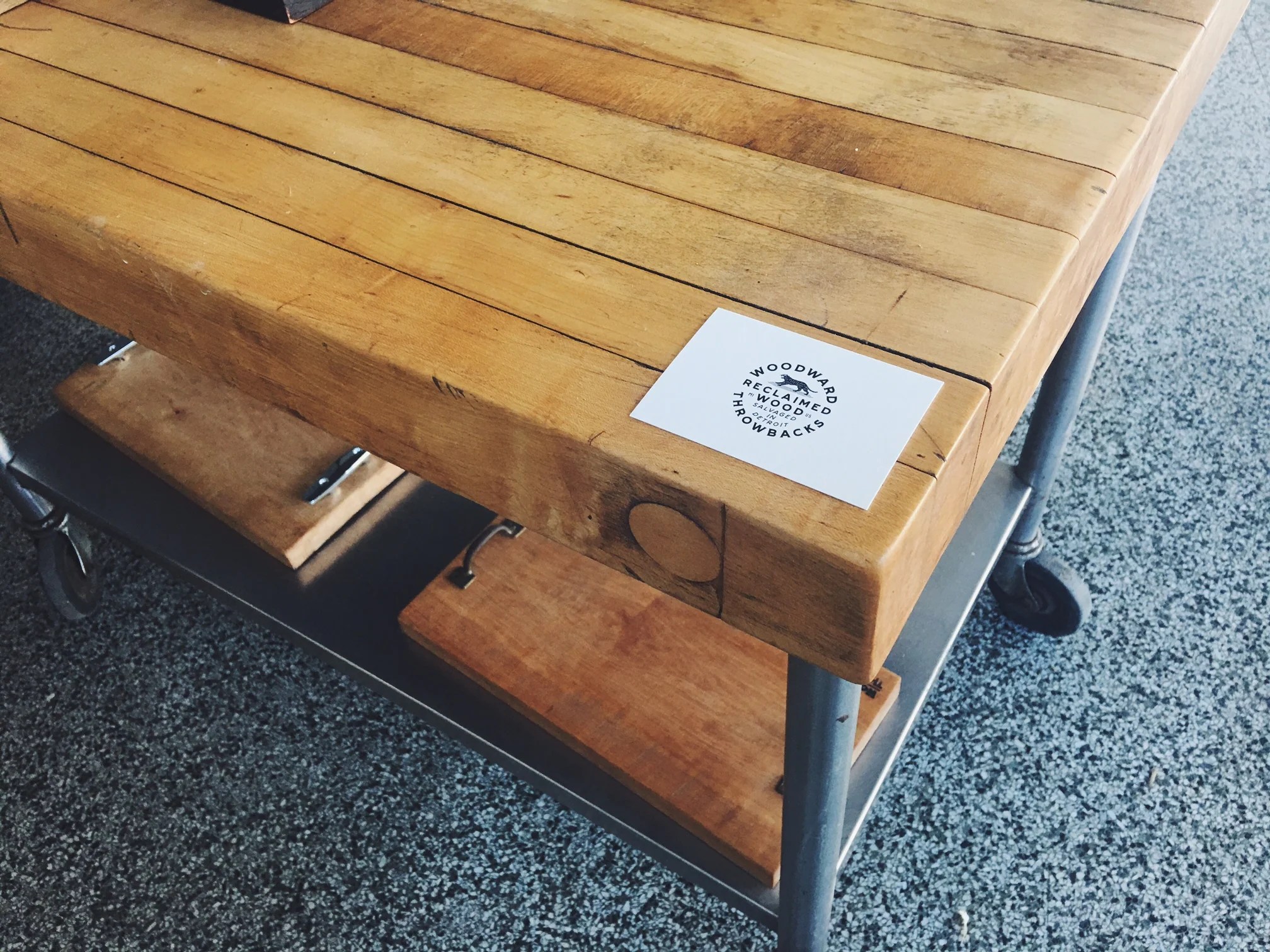 Butcher Block Restoration Woodward Throwbacks