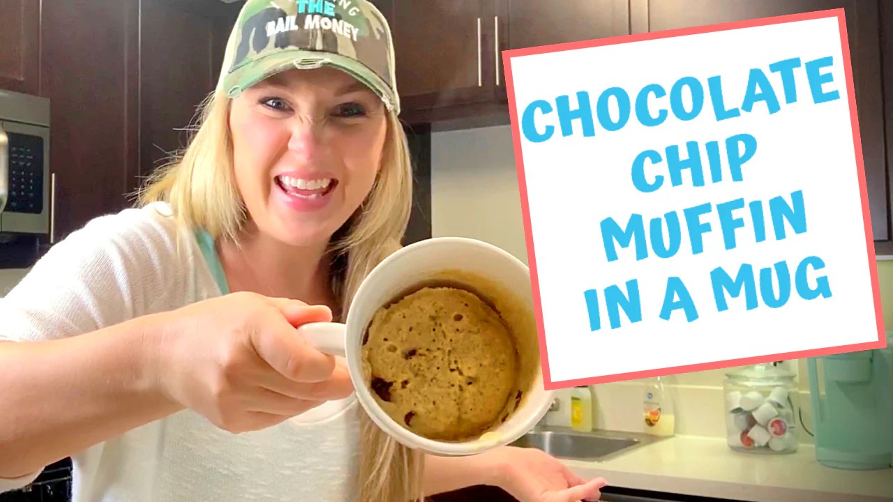 90 Second Microwave Chocolate Chip Muffin In A Mug Piper