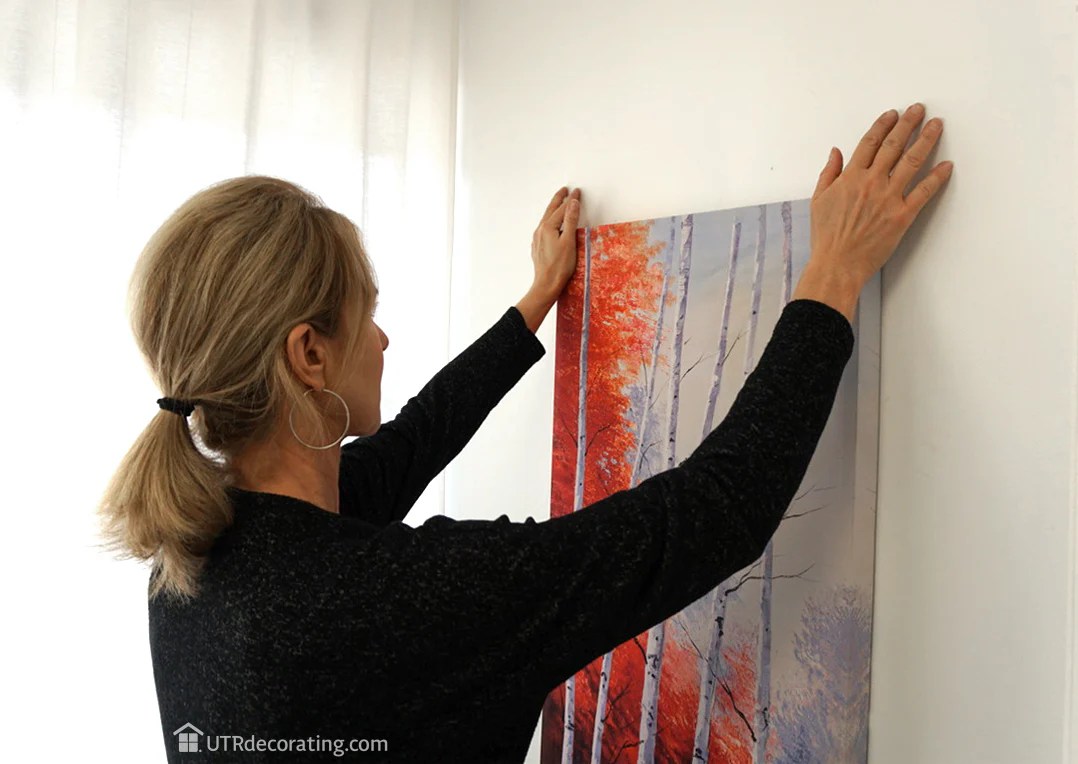 Hanging Canvases the Easy Way Decorating with canvases has never been