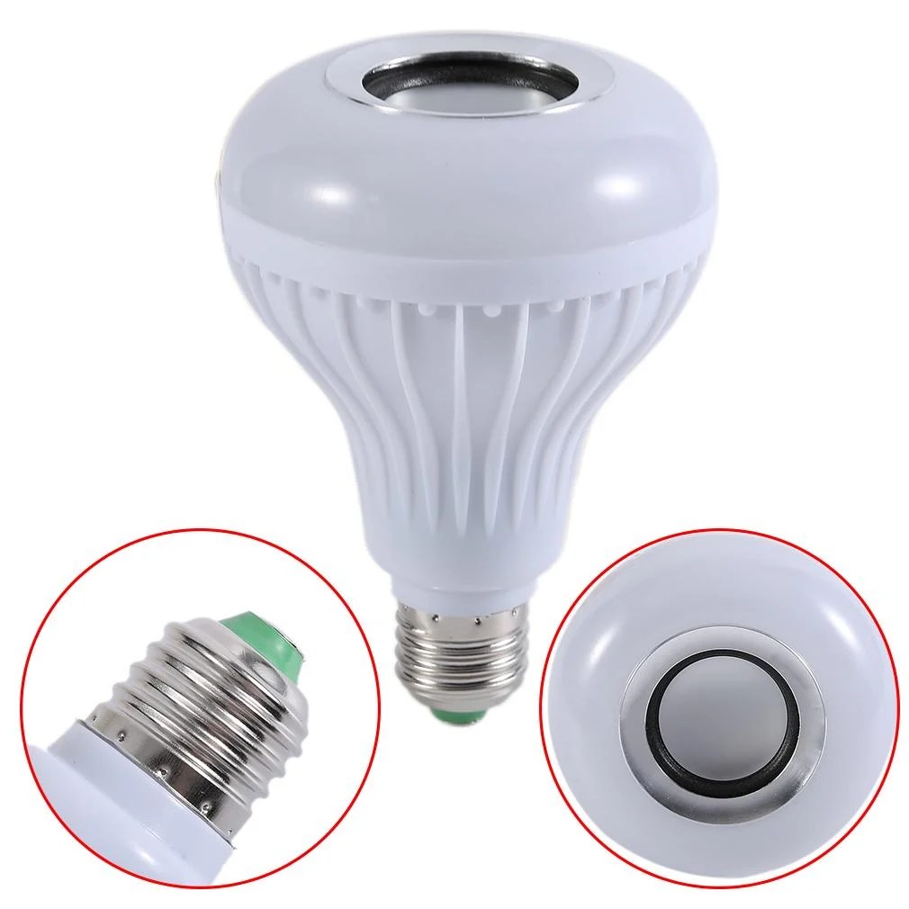 LED Wireless Bluetooth Light Bulb Speaker Berry Stock