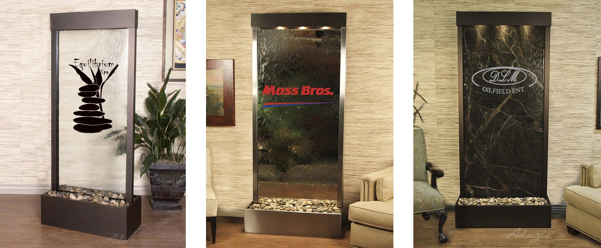 Adagio Harmony River Floor Water Fountain Wish Rock Relaxation