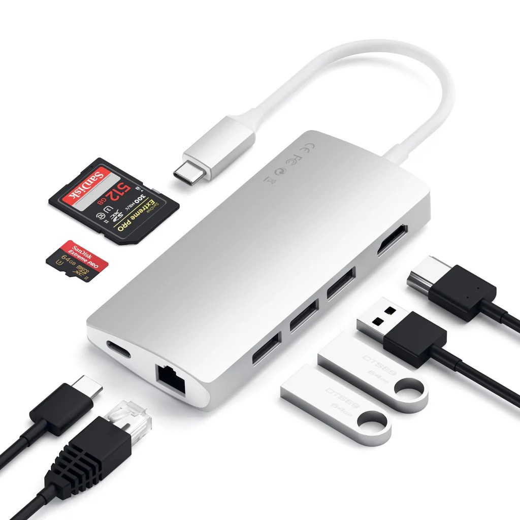 TypeC MultiPort Adapter USBC Dongle Satechi