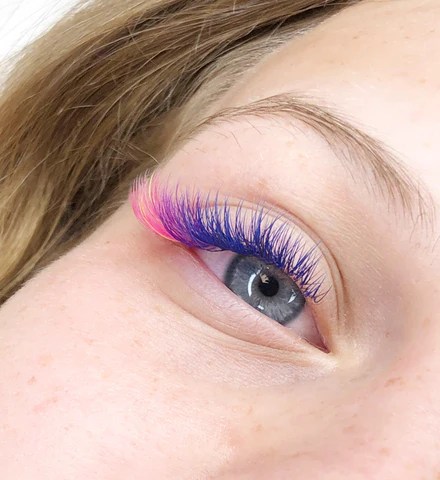 Colored Lash Extensions