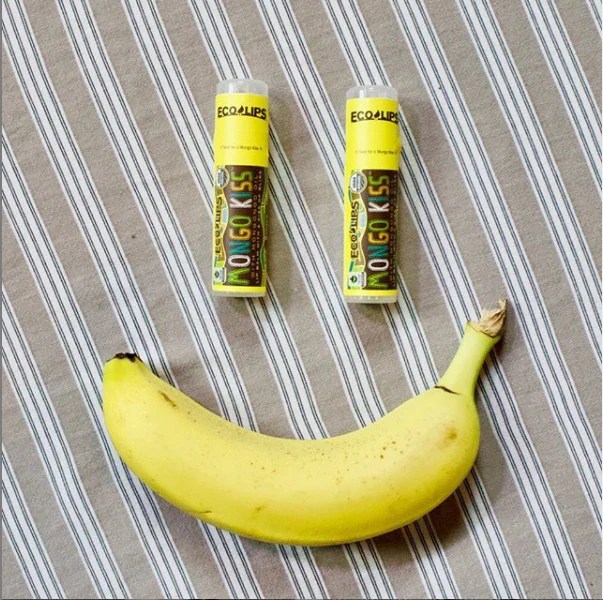 MONGO KISS™ Banana Lip Balm Eco Lips