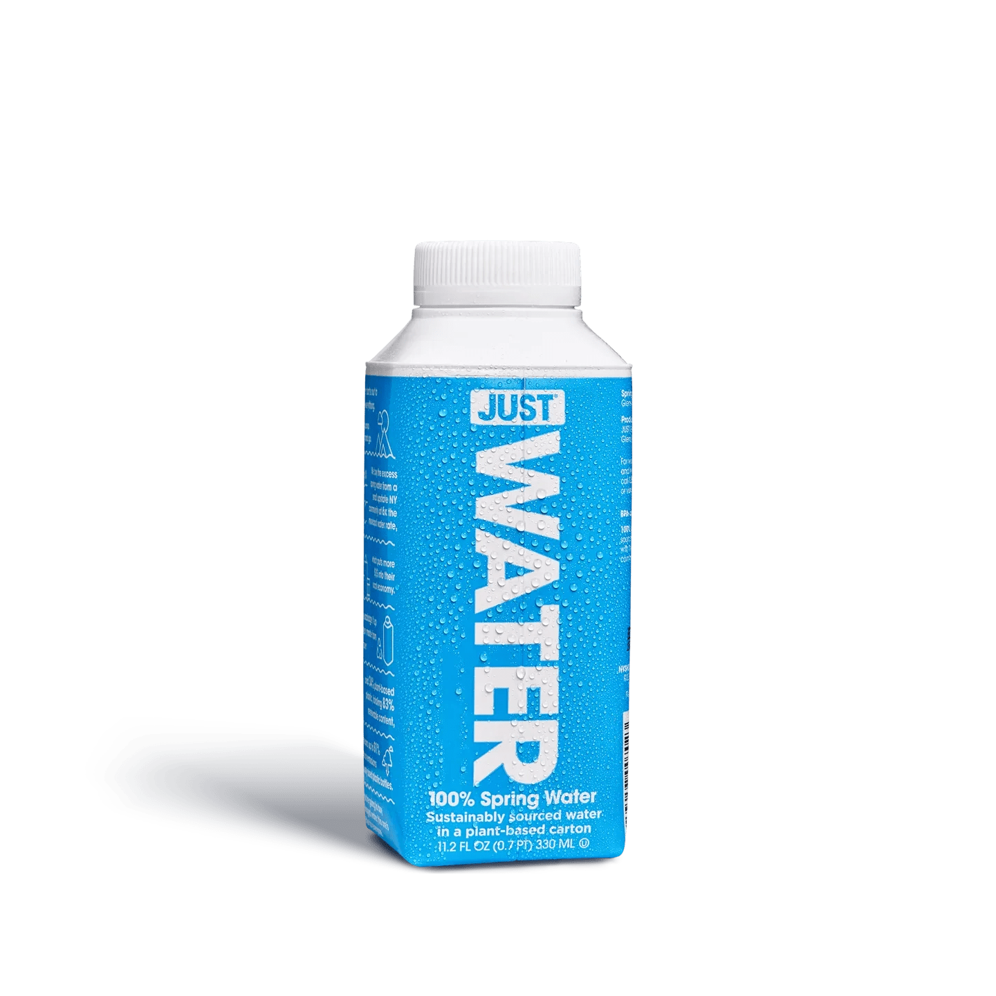 JUST Water, Bottled Spring Water, Naturally Alkaline, High 8.0 pH