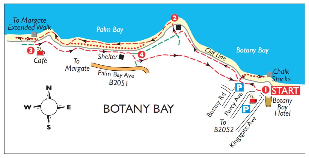 June Walks Giveaway Botany Bay, Kent Countryside Books