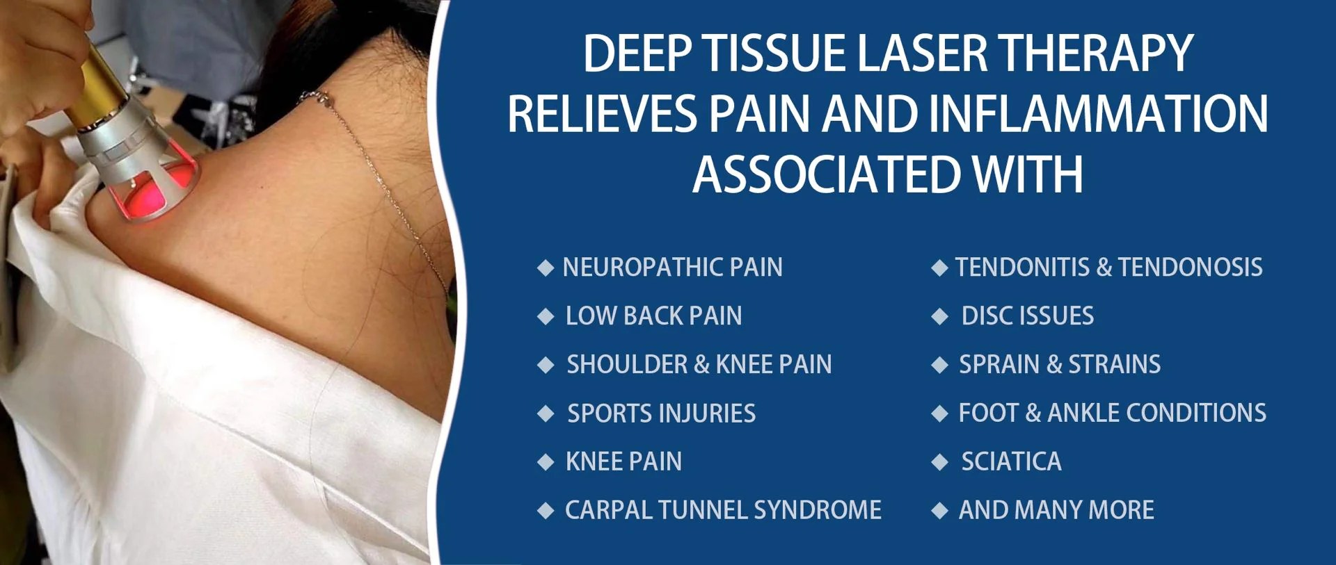 Deep Tissue Class 4 Laser 980nm 60W High Intensity Class 4 Laser