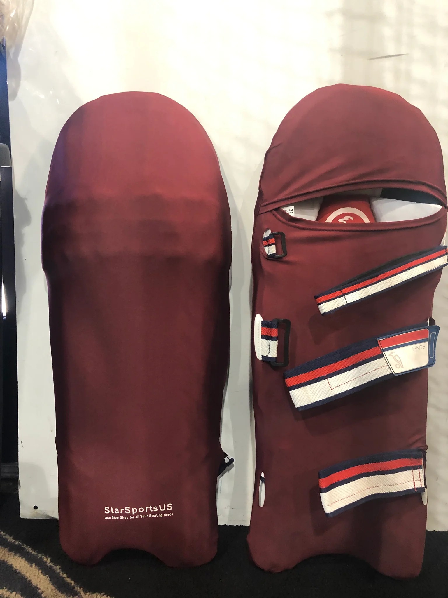 Cricket Batting Pads Cover Colored StarSportsUS