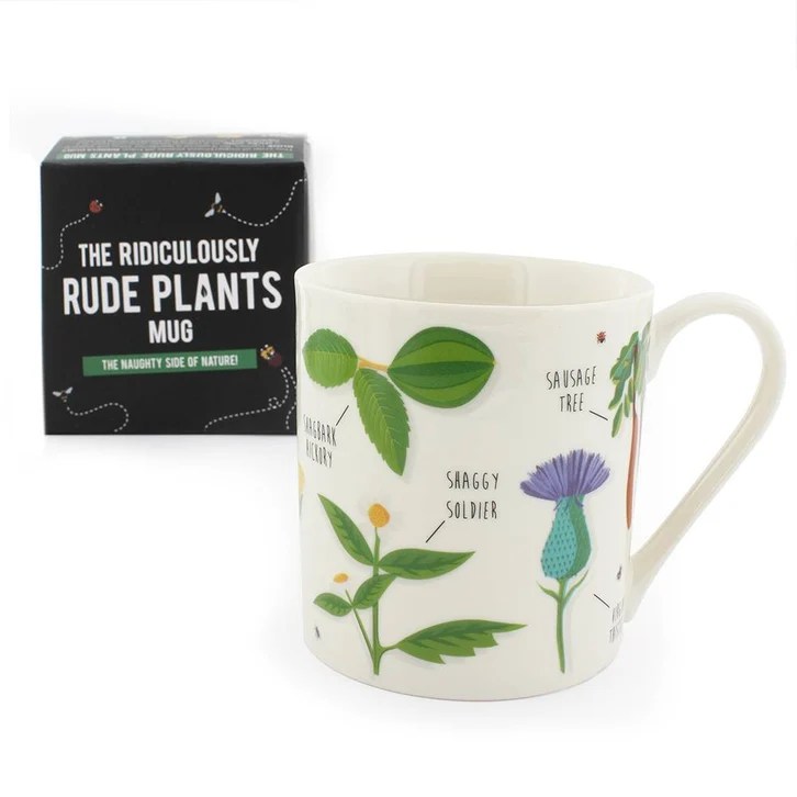 Ridiculously Rude Plants Mug Yellow Octopus