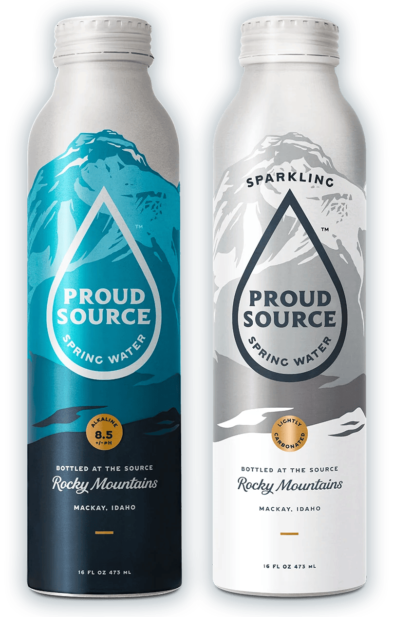 Proud Source Water Natural Alkaline Spring Water PROUD SOURCE WATER