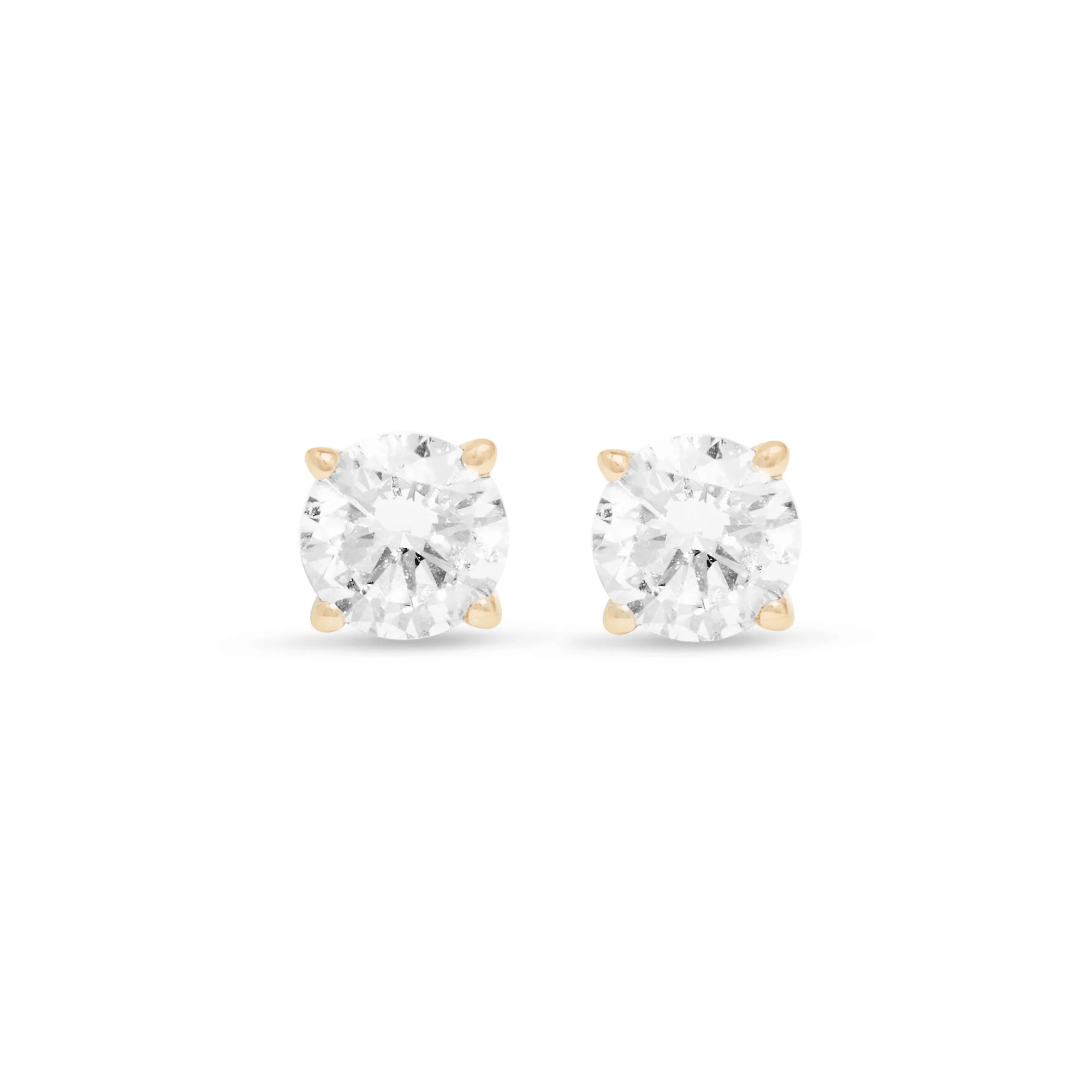 1 TCW LabCreated Diamond Studs STONE AND STRAND