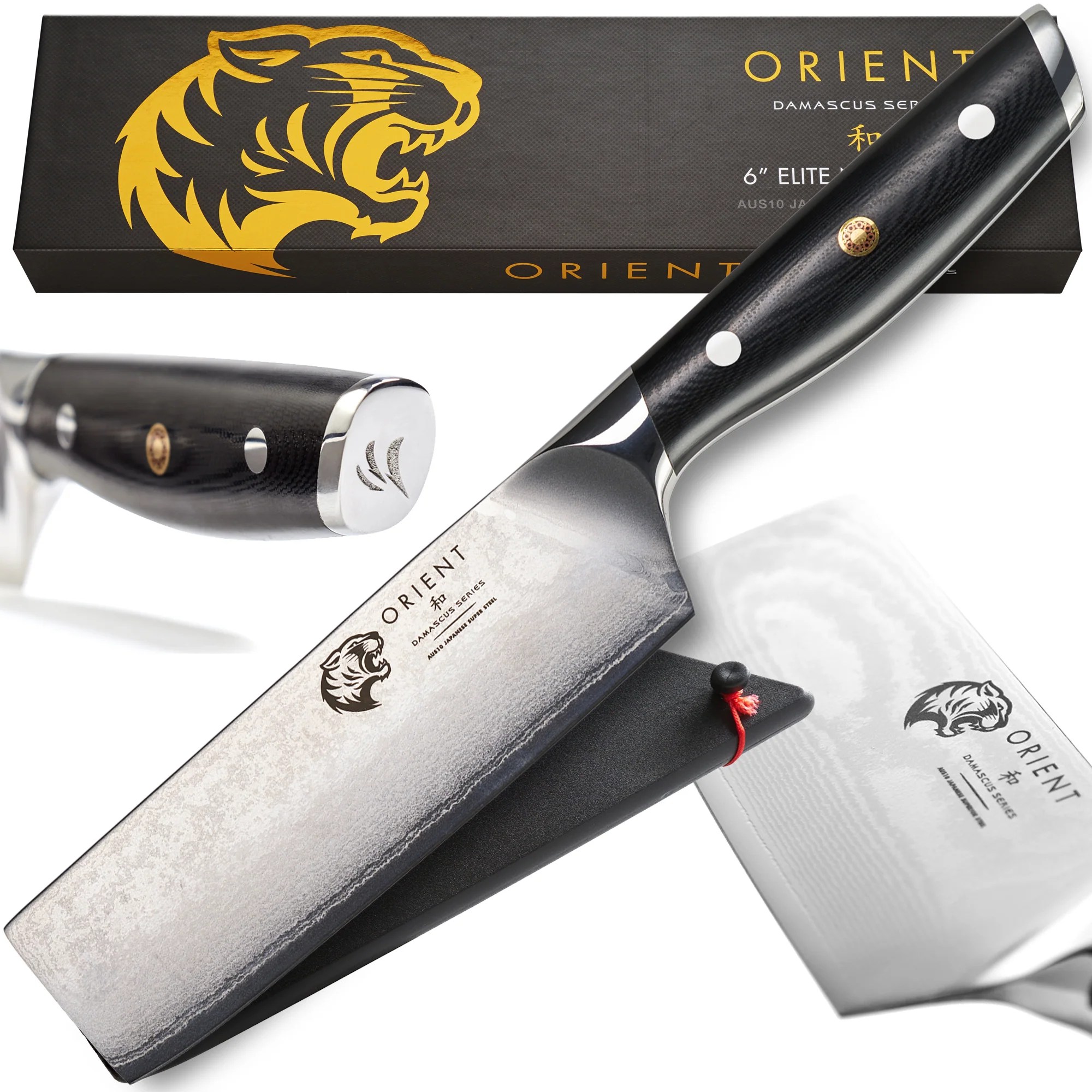 6 inch Nakiri Usuba Damascus Series Orient Knives