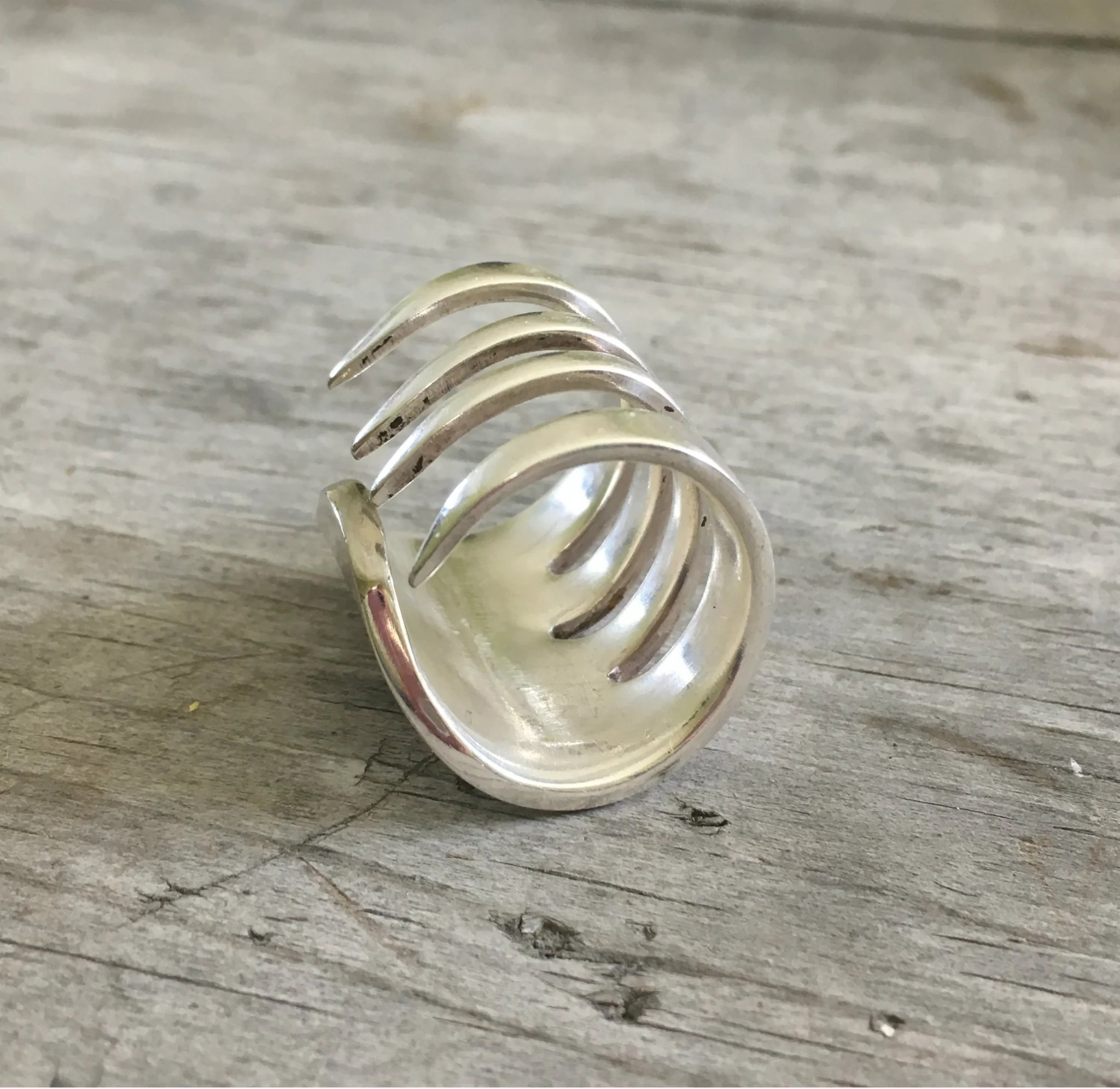 Fork Ring 4053 Laughing Frog Studio