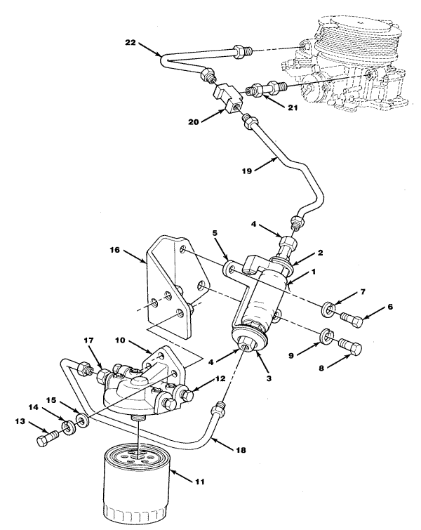 Crusader Model 454XL 454 C.I.D/7.4L - Fuel Pump & Fuel System
