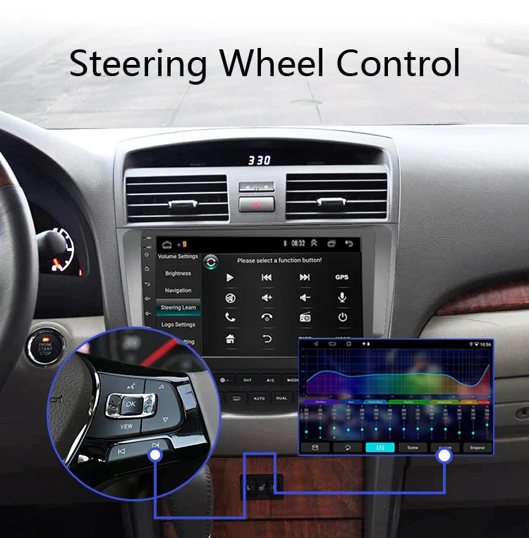 Binize 20032007 Honda Accord Android 10 with Apple Car Radios