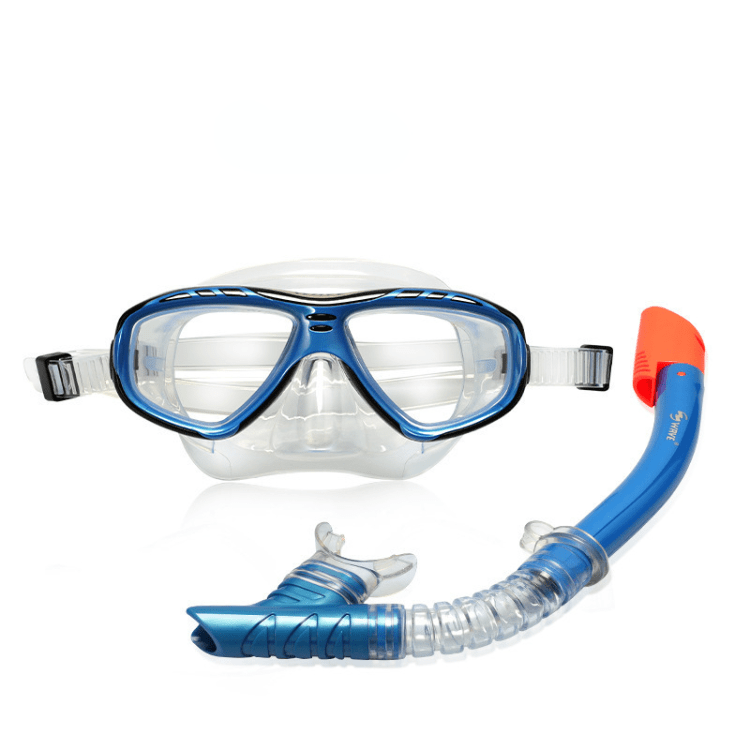 NW 1776 Adult Scuba Gear Snorkeling Set Two Piece Kit, SemiDry