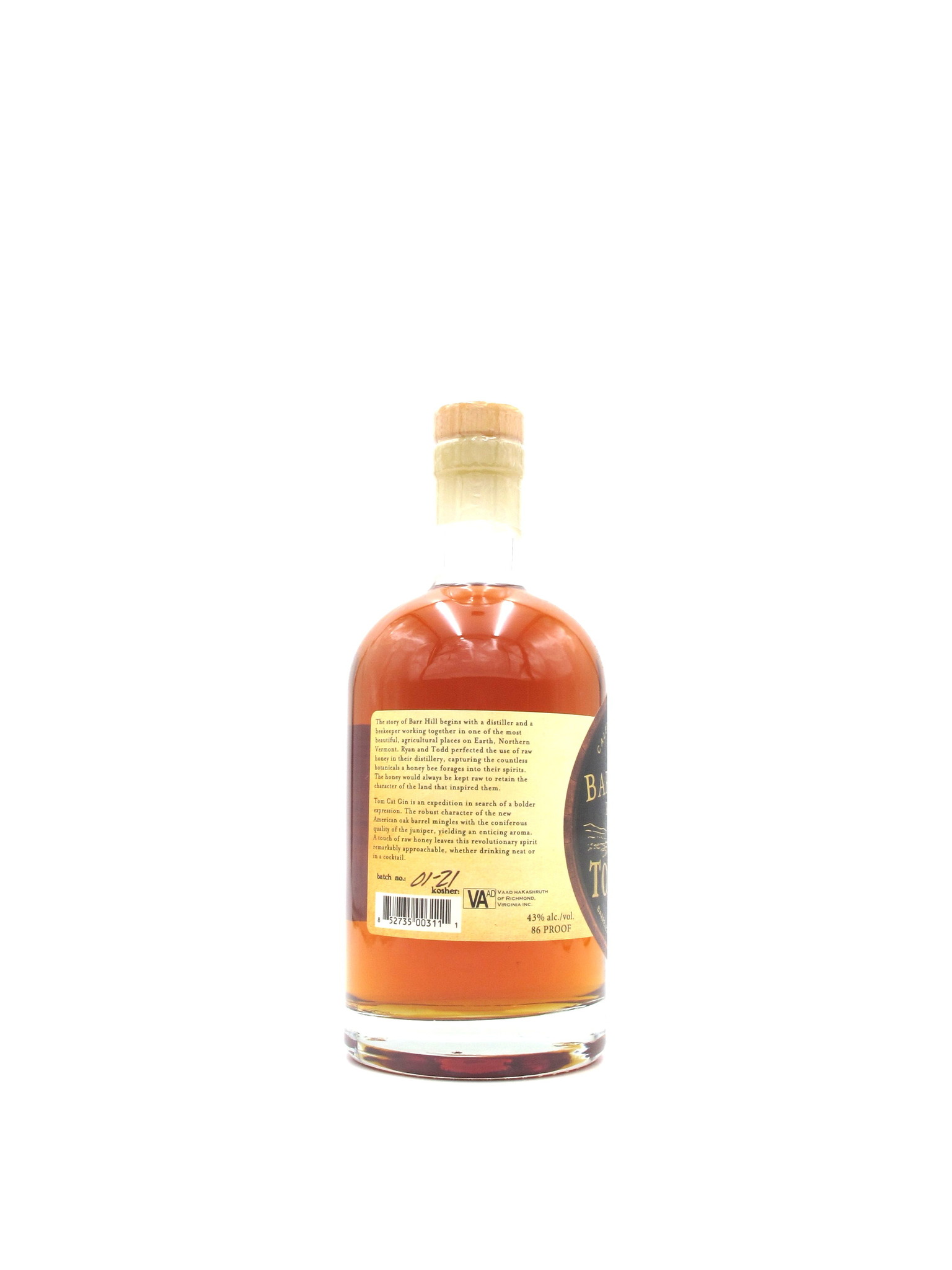 barr hill tom cat dry gin Ollie Shuler