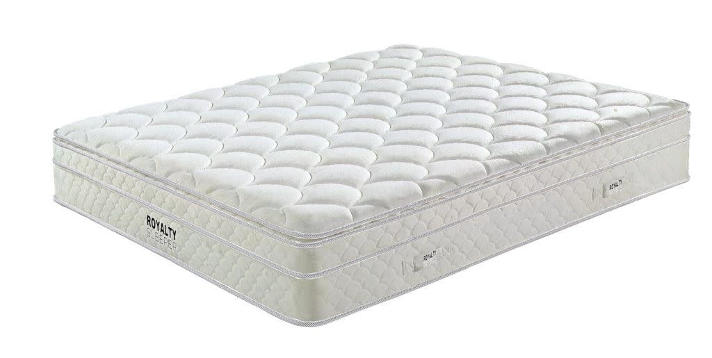 14" ROYALTY SLEEPER POCKET SPRING MATTRESS w/PILLOW TOPPER Oxford