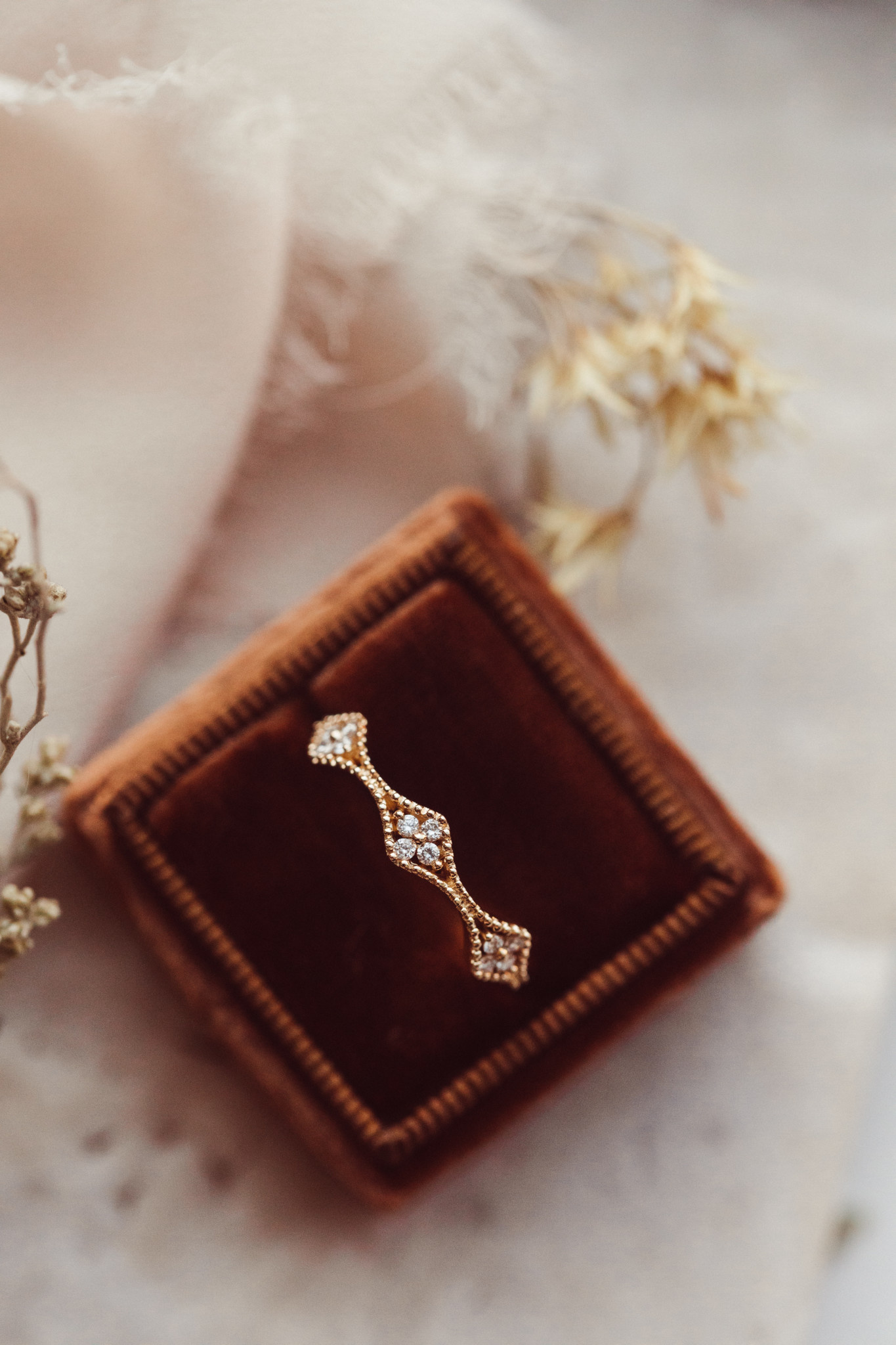 The Sloane Milgrain Kite Band Sarah O.