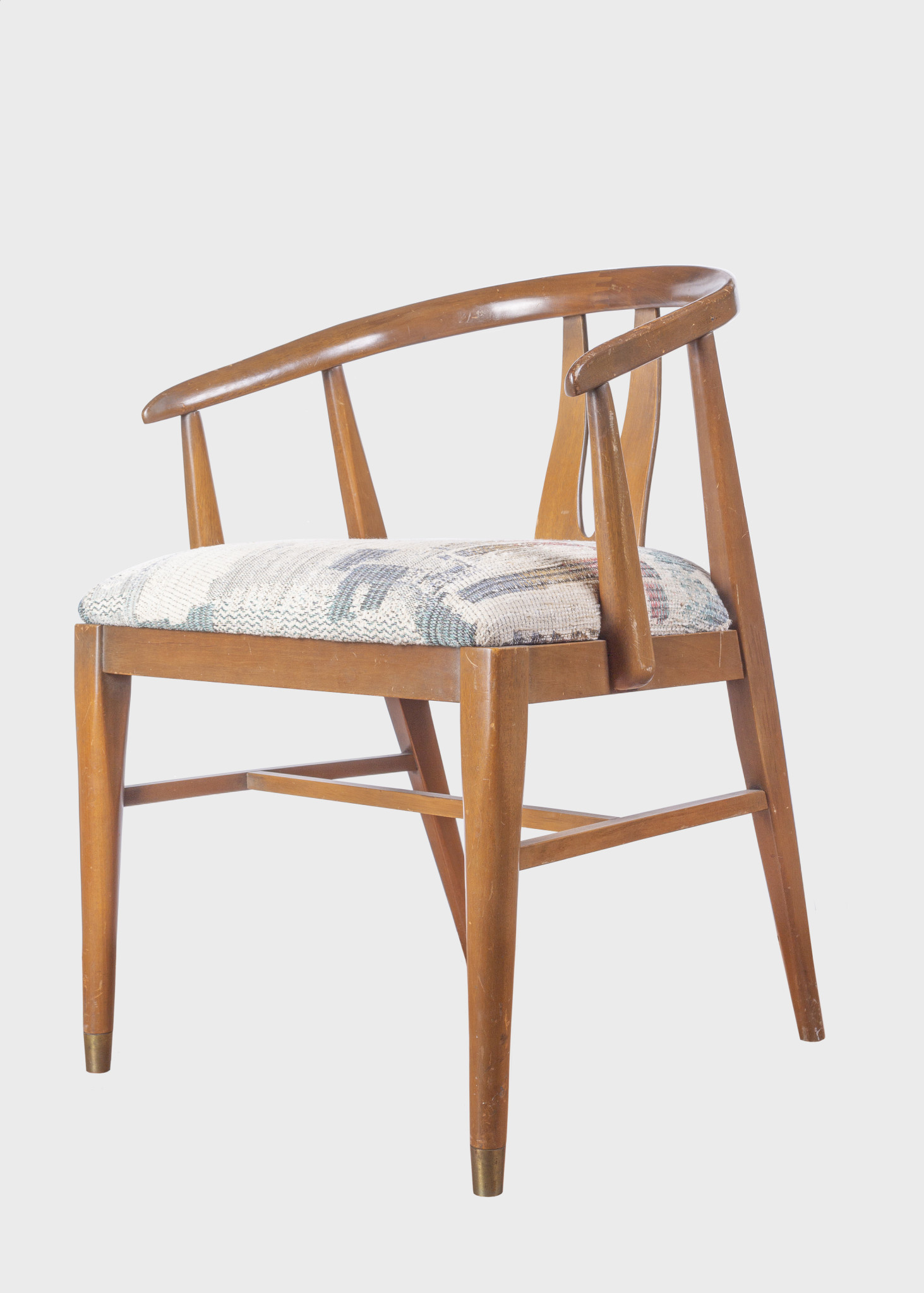 Vintage MCM Teak Accent Chair Eskell Eskell