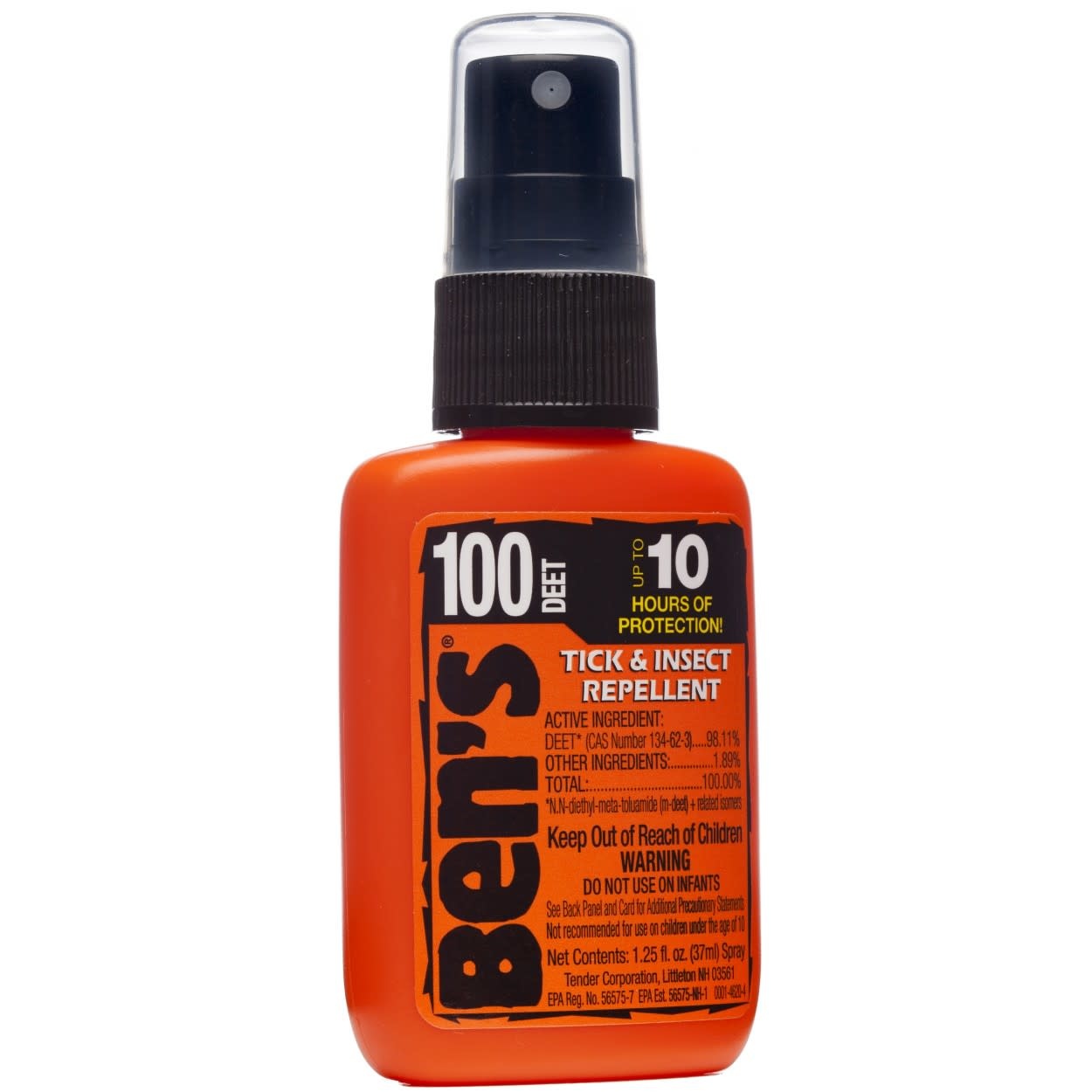 Bens 100 Deet Bug Spray 1.25 oz NOC Online Store