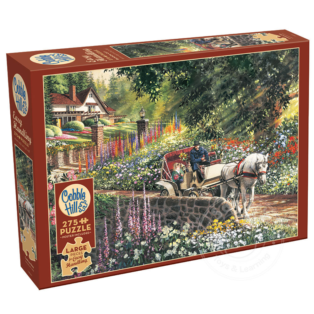 Cobble Hill Carriage Ride Easy Handling Puzzle 275pcs Squirt's Toys