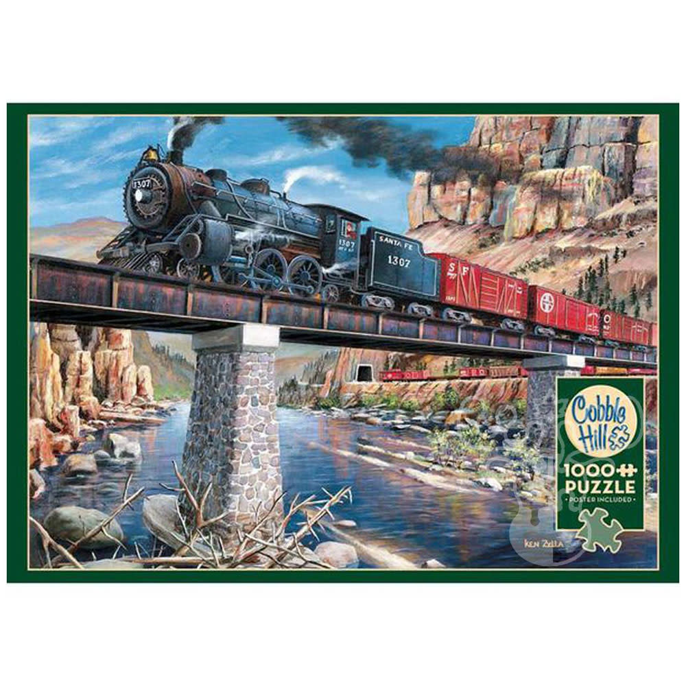Cobble Hill Stone, Steel and Steam Puzzle 1000pcs Squirt's Toys