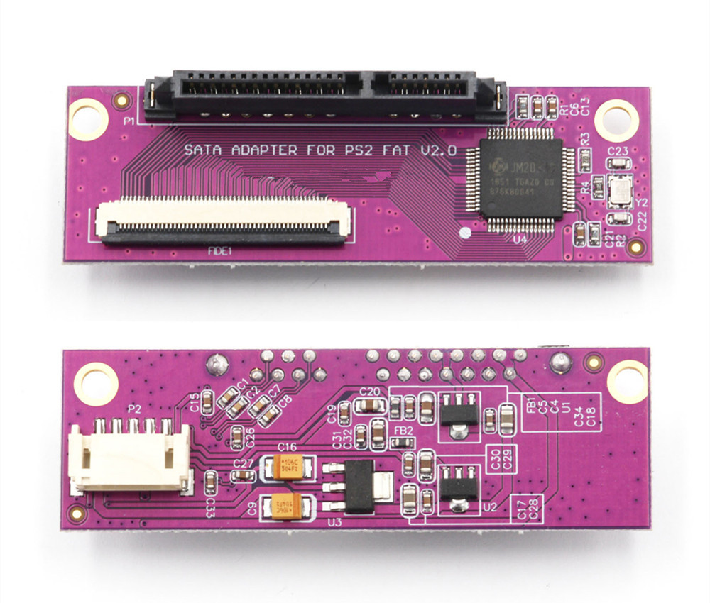 Original Playstation 2 IDE Network Adapter to SATA Mod Kit