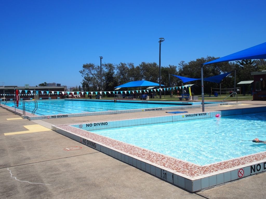 Swim at Stockton Pool Newy with Kids