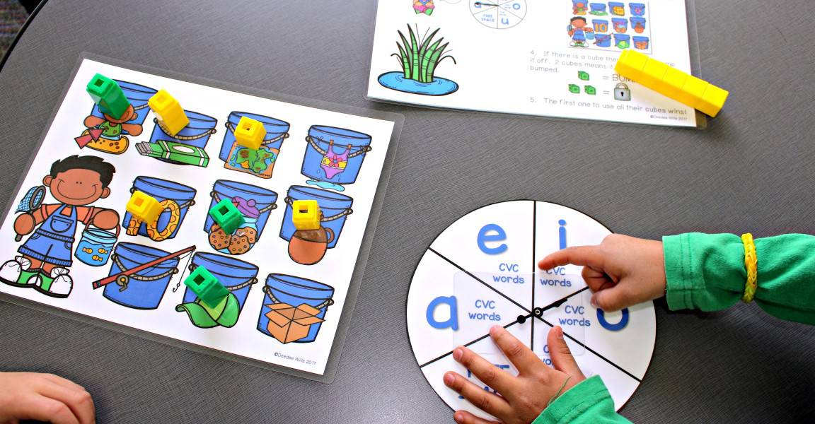 Kindergarten Classroom Games to Practice Math and Literacy Skills