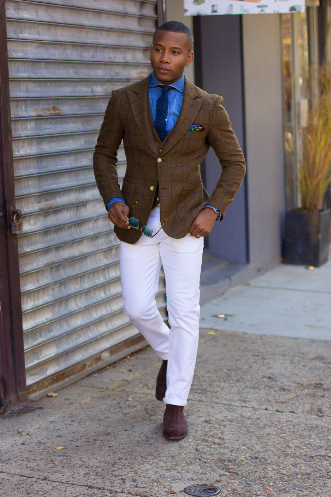 Chelsea Boots Cognac Leather vs Chocolate Brown Suede Men's Style